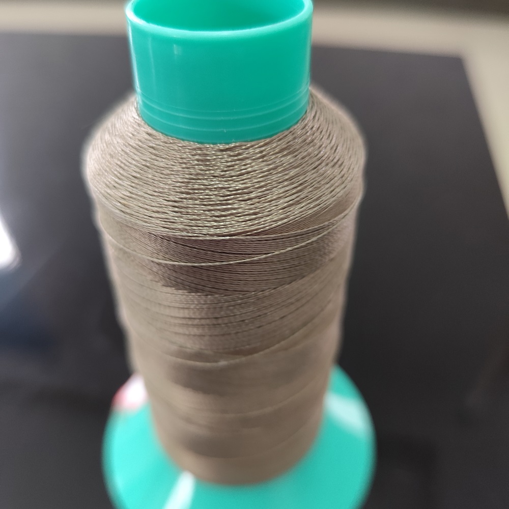 Жоғары температураға төзімді отқа төзімді PTFE қапталған базальт талшықты тігін жібі 