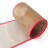 Tahan Suhu Tinggi 4x4mm PTFE Coated Fiberglass Mesh Conveyor Belt