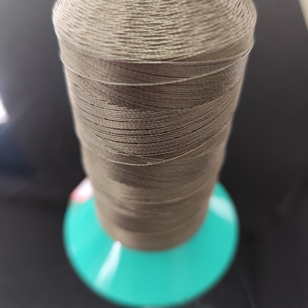 Жоғары температураға төзімді отқа төзімді PTFE қапталған базальт талшықты тігін жібі 