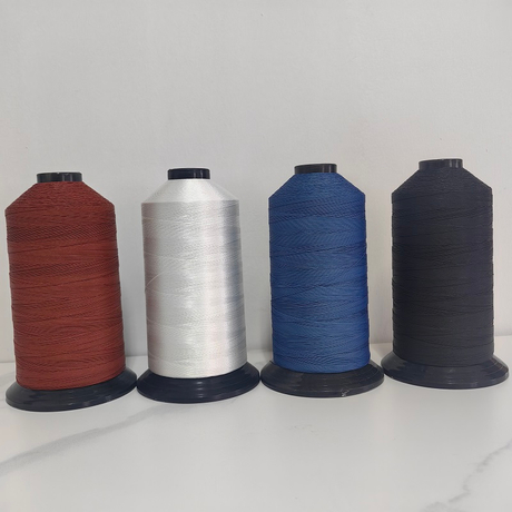 Farverig tilpasset farve r&oslash;d bl&aring; sort brun PTFE belagt glasfiber sytr&aring;d