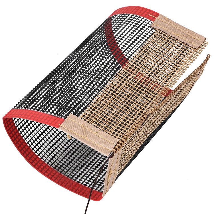Tekoči trak iz steklenih vlaken, odporen na visoke temperature 4x4 mm, prevlečen s PTFE