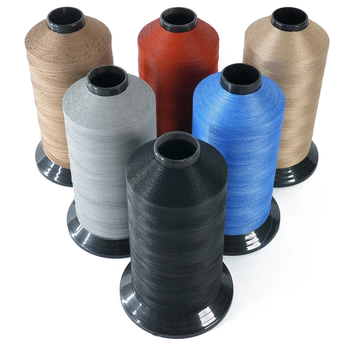 Nuevo producto: colorido hilo de costura de fibra de vidrio con recubrimiento de PTFE personalizado